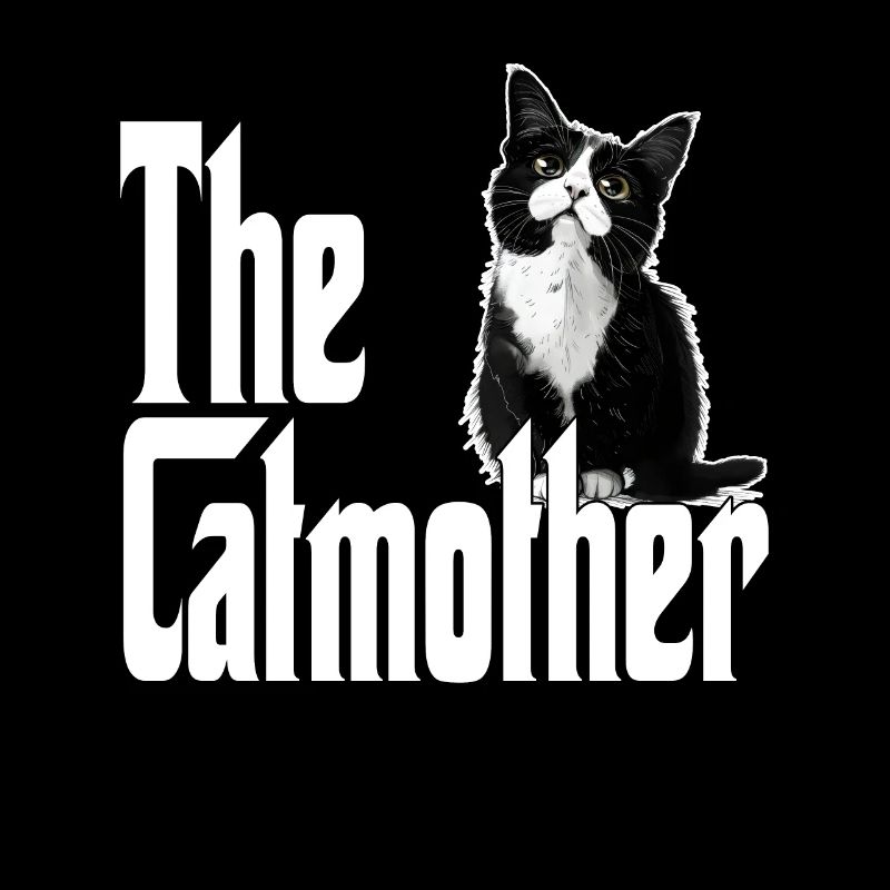 Katze Mutter La Catmother Chat Crazy Maman Maman