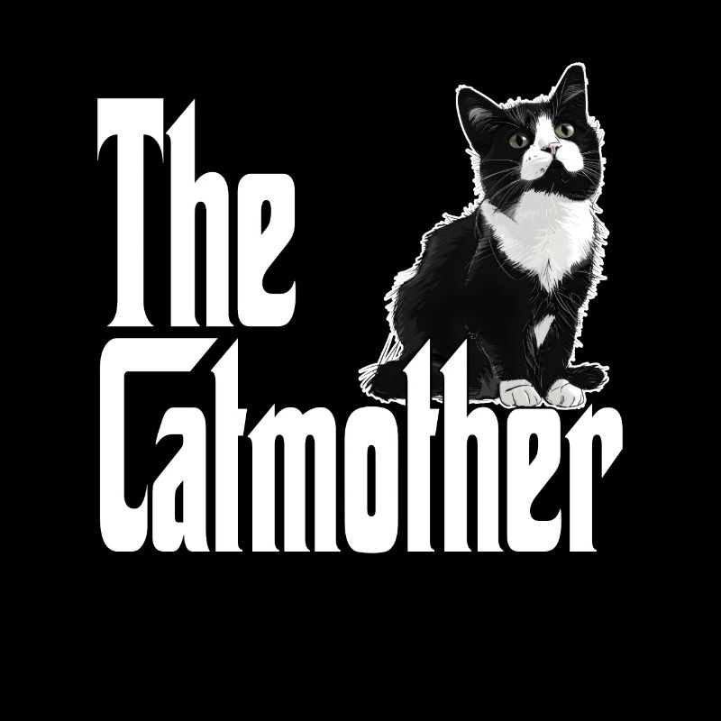 Katze Mutter La Catmother Chat Crazy Maman Maman