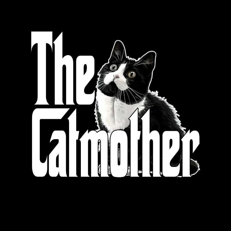 Katze Mutter La Catmother Chat Crazy Maman Maman