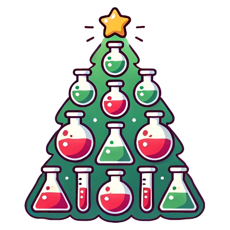 Chimie Conception d’arbre de Noël