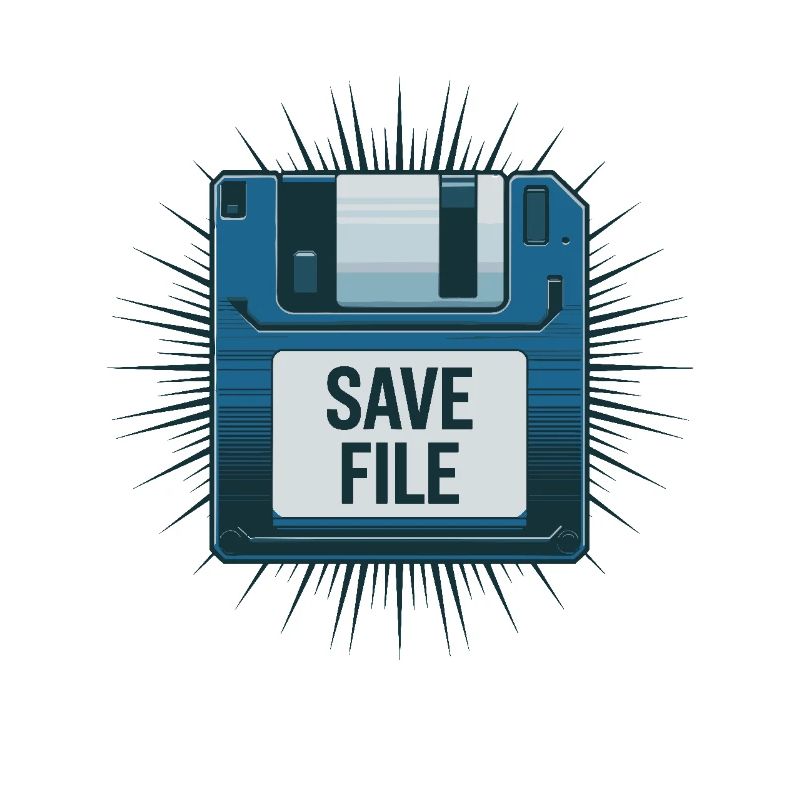Save Disk Diskette 90s PC für einen Computer
