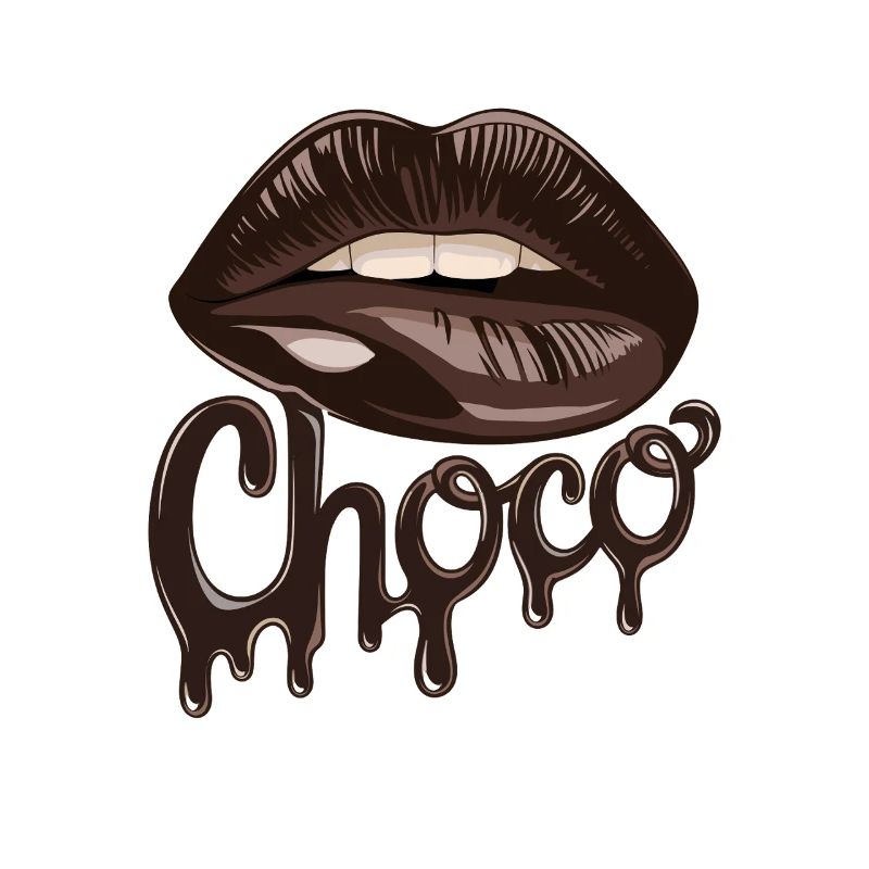 Chocolate Choco Lips Artwork pour
