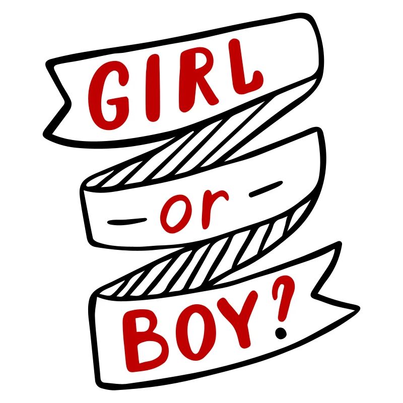 Boy or Girl Junge oder Mädchen Schwanger Pregnant