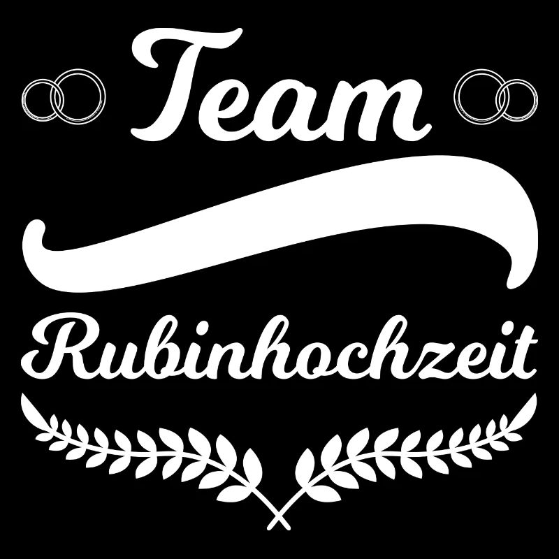 40. Hochzeitstag Ehepaar Rubinhochzeit Geschenk
