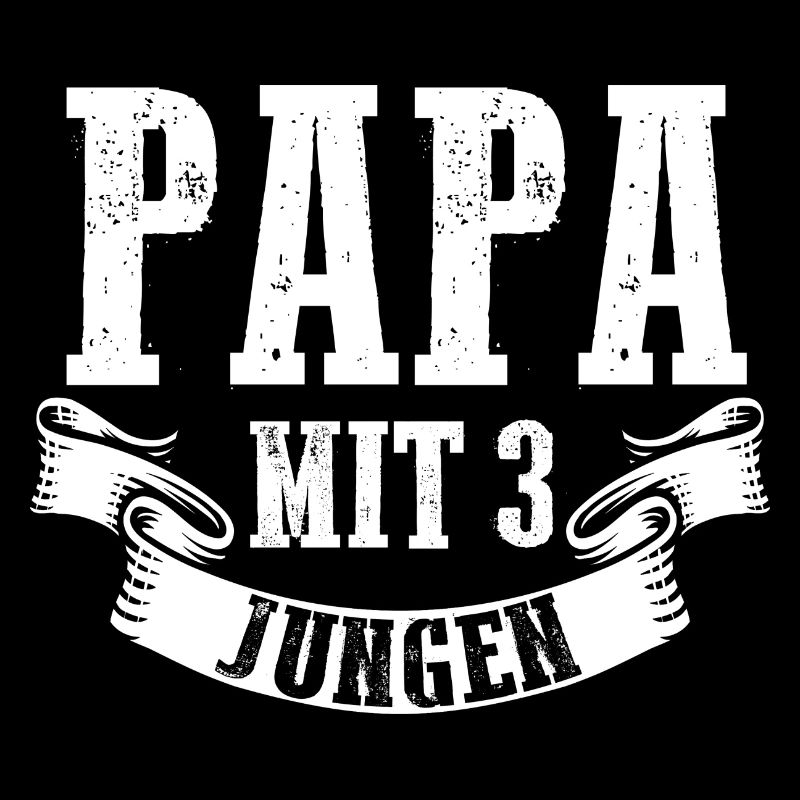 Papa 3 Söhne Kinder Geschenk