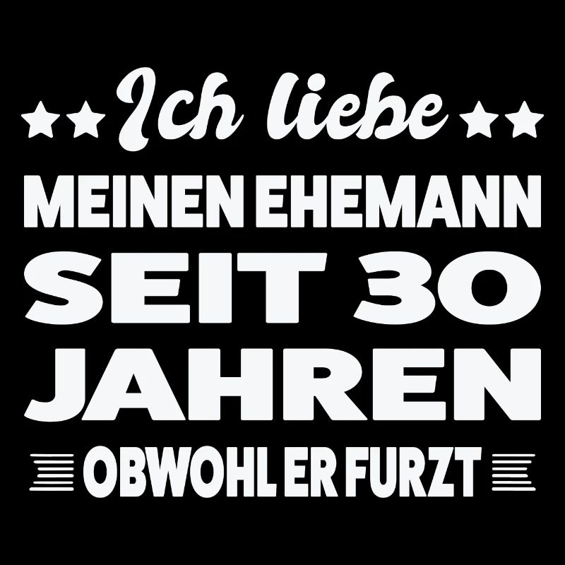 30 Jahre Ehe Ehefrau Perlen-Hochzeit Geschenk