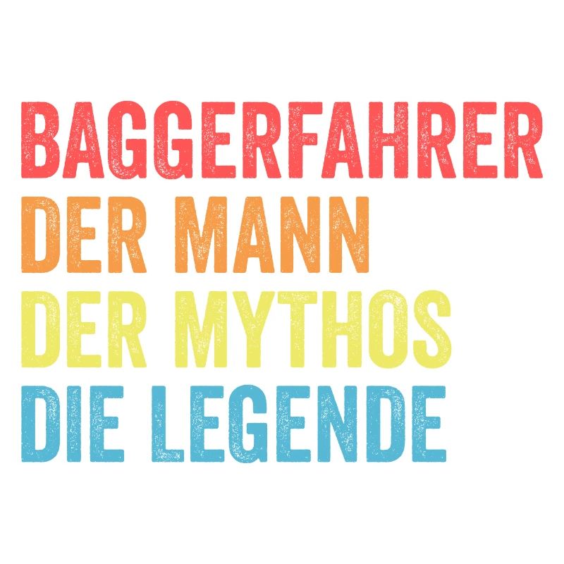 Baggerfahrer Job Baggerführer Geschenk