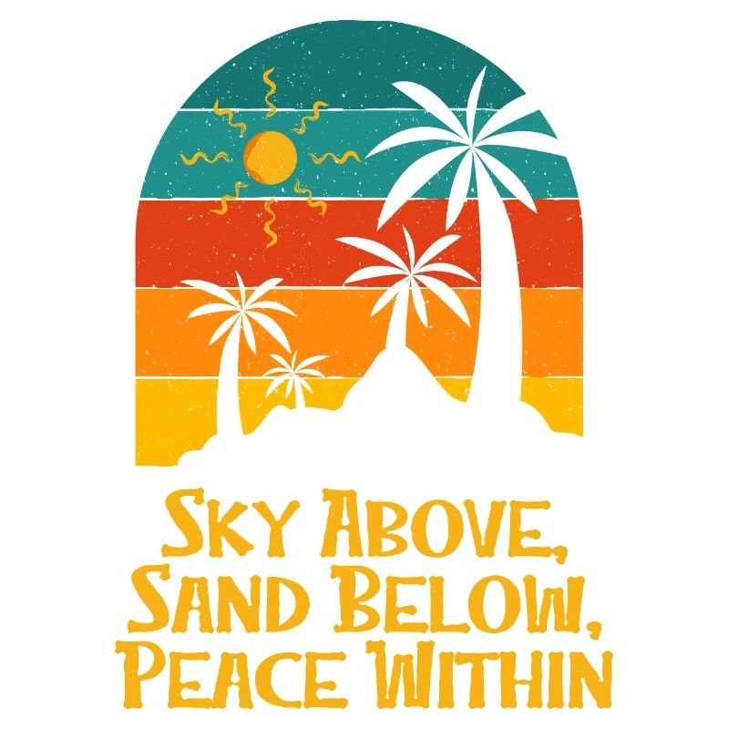 Sky Above Sand Below Peace Within Beach Surfing