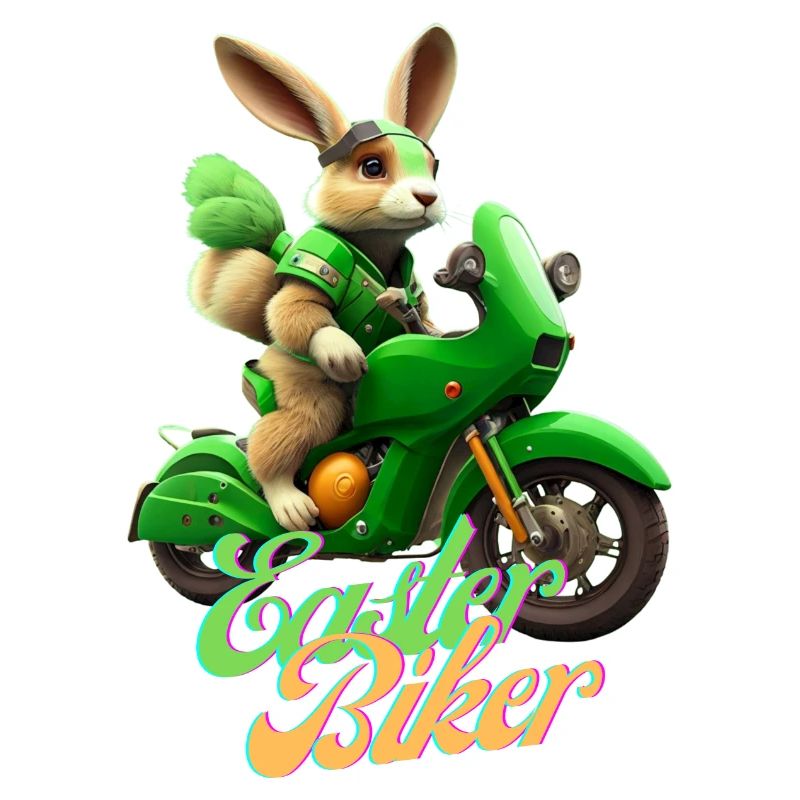 Easter Biker - The Easter Bunny becomes a biker