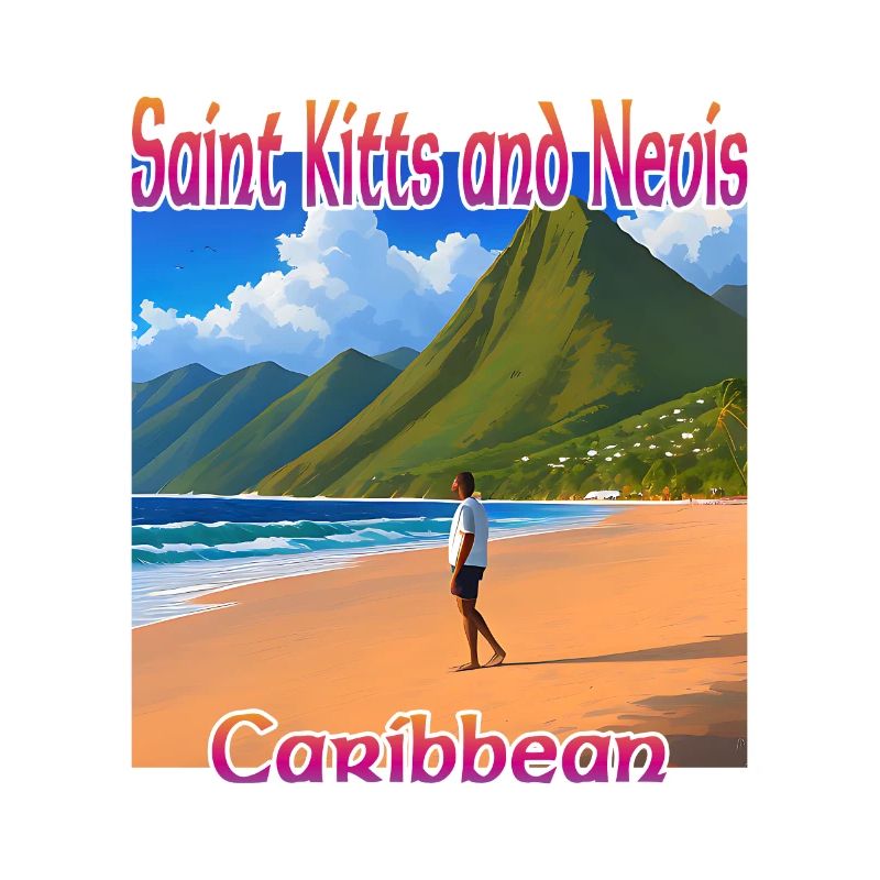 Plage à Saint-Kitts-et-Nevis
