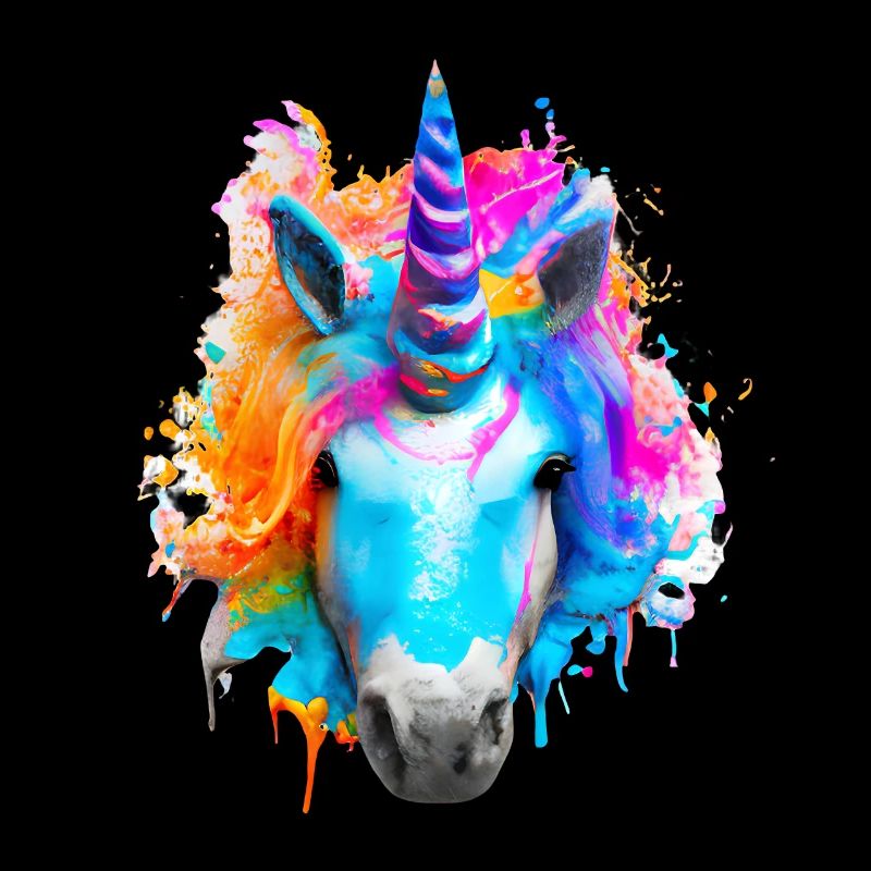 Licorne colorée