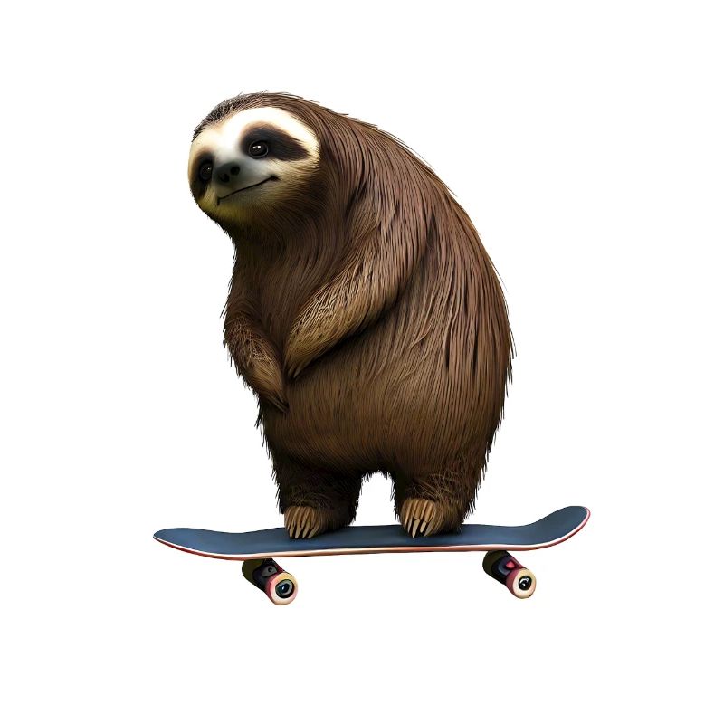 Skateboard Sloth