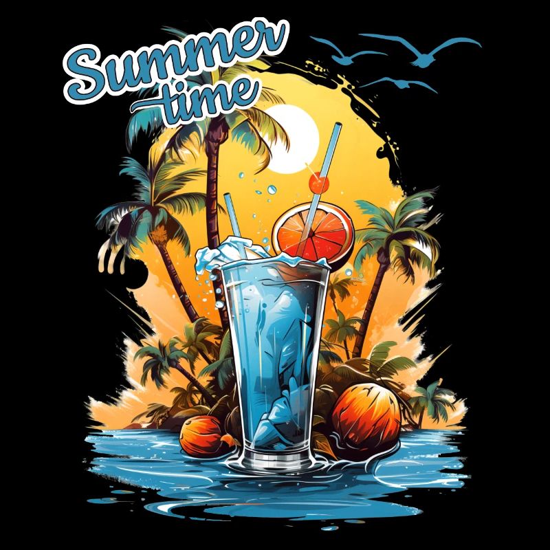 Summer Time Cocktail Strand Urlaub