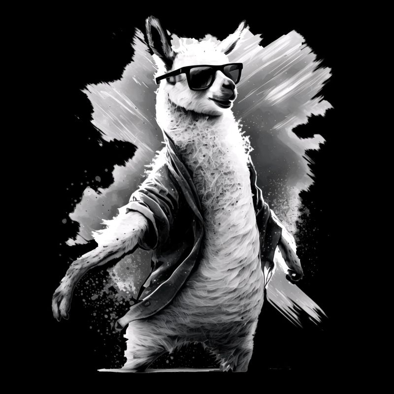 Dancing Llama Llamas Alpaca Animal Gift Idea