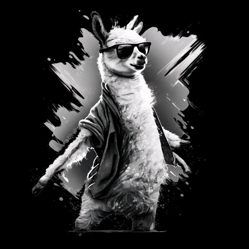 Dancing Llama Llamas Alpaca Animal Gift Idea