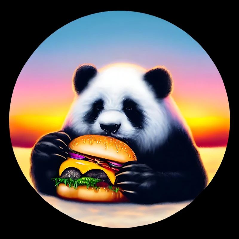 Panda au Cheeseburger Sunset