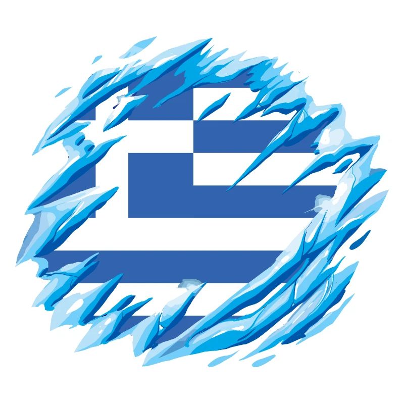 Drapeau de la Grèce Hellas Athènes Drapeau grec