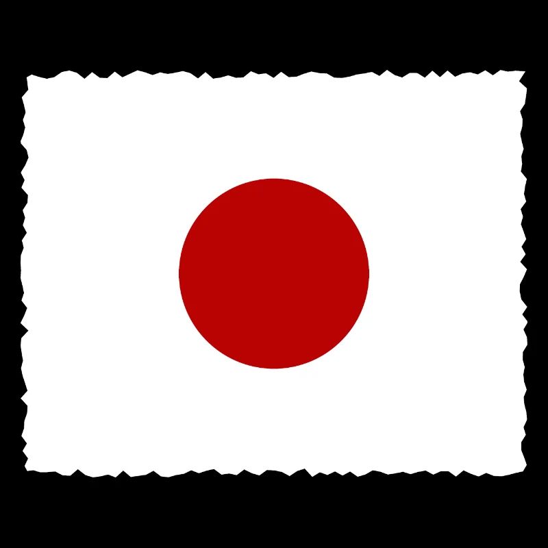 Drapeau du Japon utilisé Look Nihon drapeau japonais