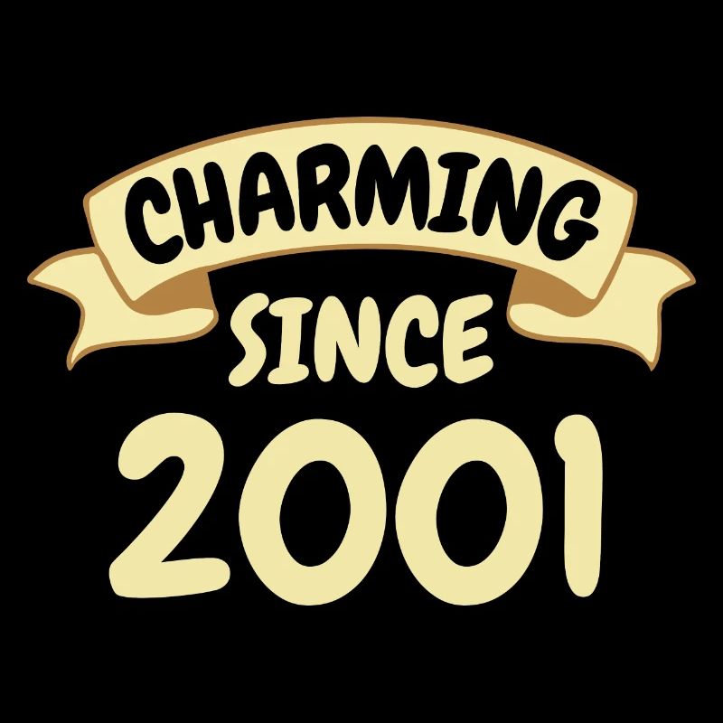 22. Geburtstag Geschenk Charmant seit 2001