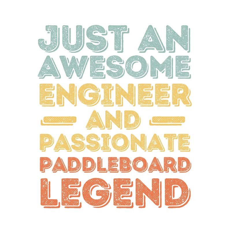 Engineer paddleboard retro