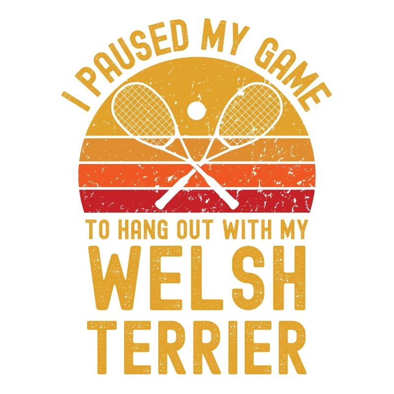 Courge et Welsh Terrier