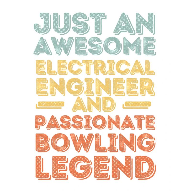 Electrical Engineer Bowling retro