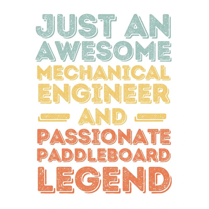 Mechanical Engineer Paddleboard retro