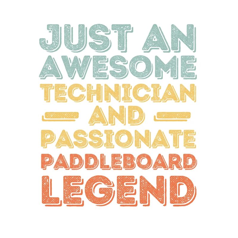 Techniker Paddleboard retro