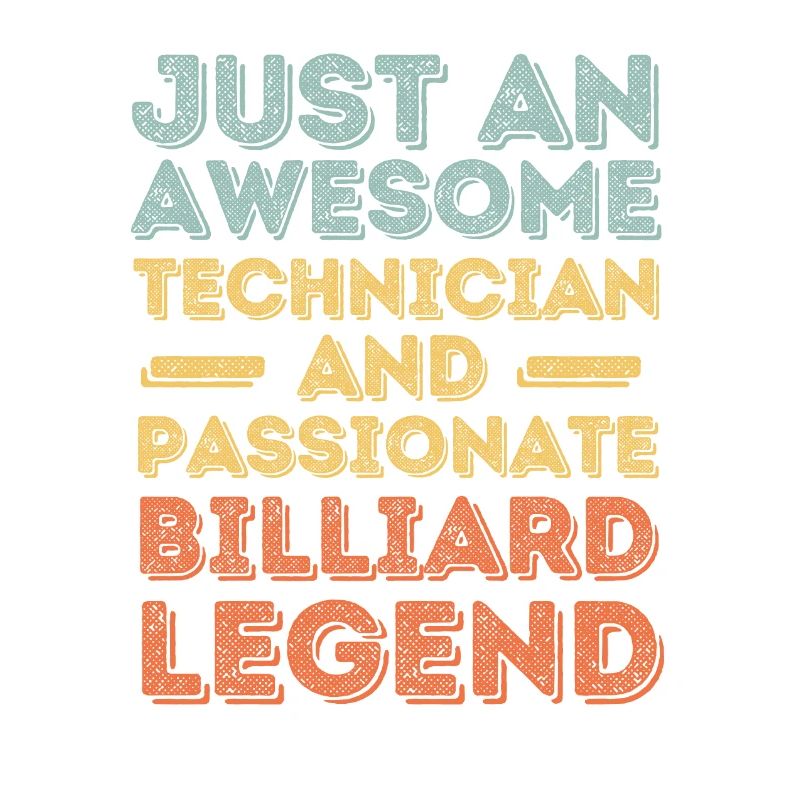 Techniker Billard retro