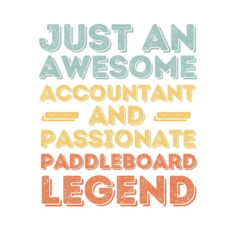 Comptable Paddleboard rétro