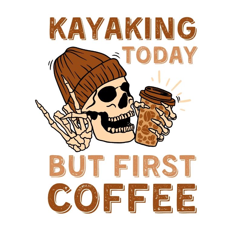 Coffee Kayaking skeleton