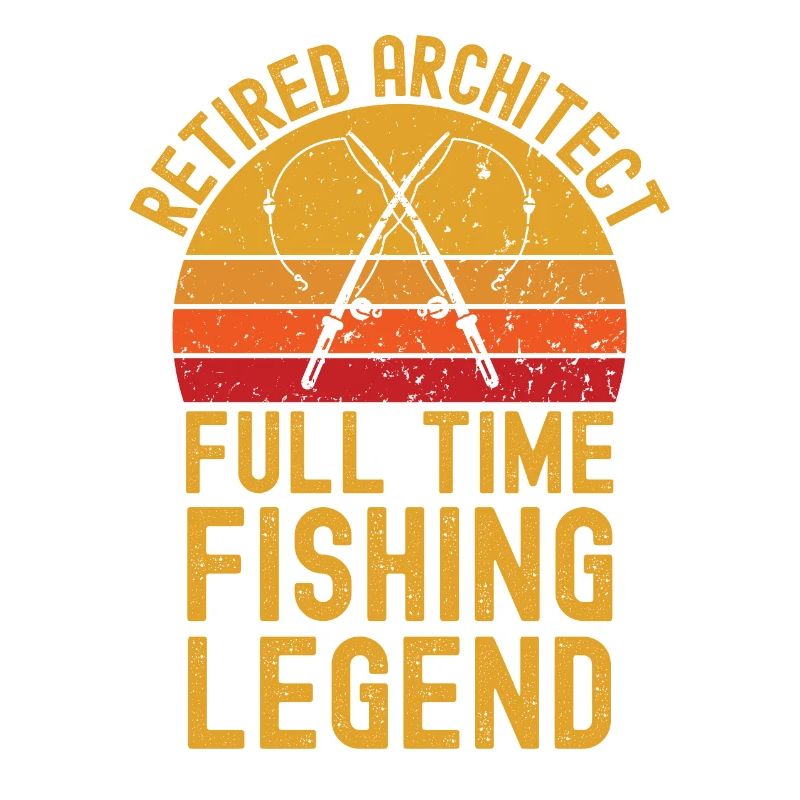 Légende de la pêche architecte à la retraite