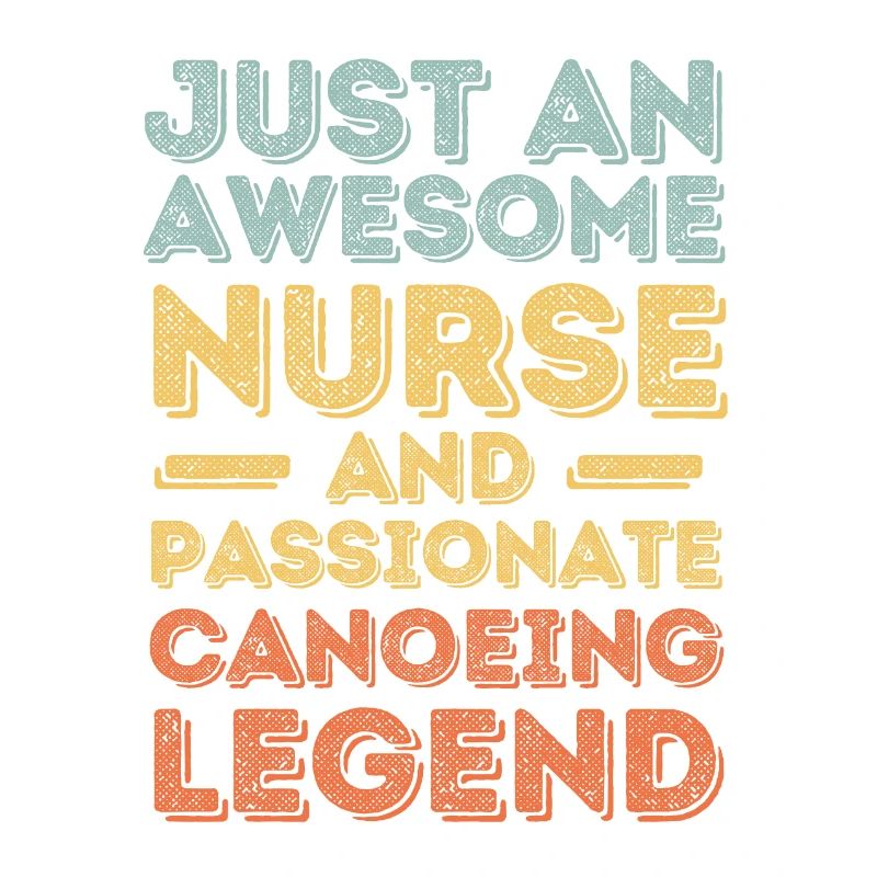 Nurse Canoeing legend retro