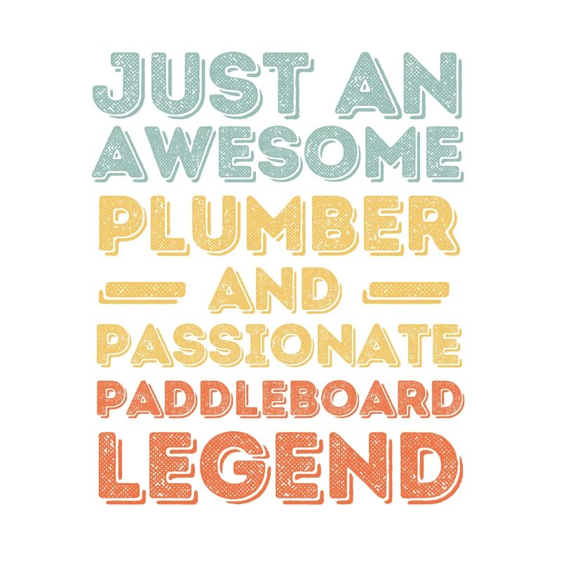 Plumber Paddleboard legend retro