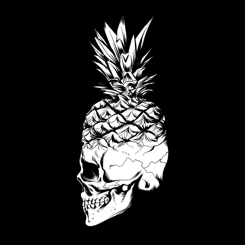 Pineapple skull