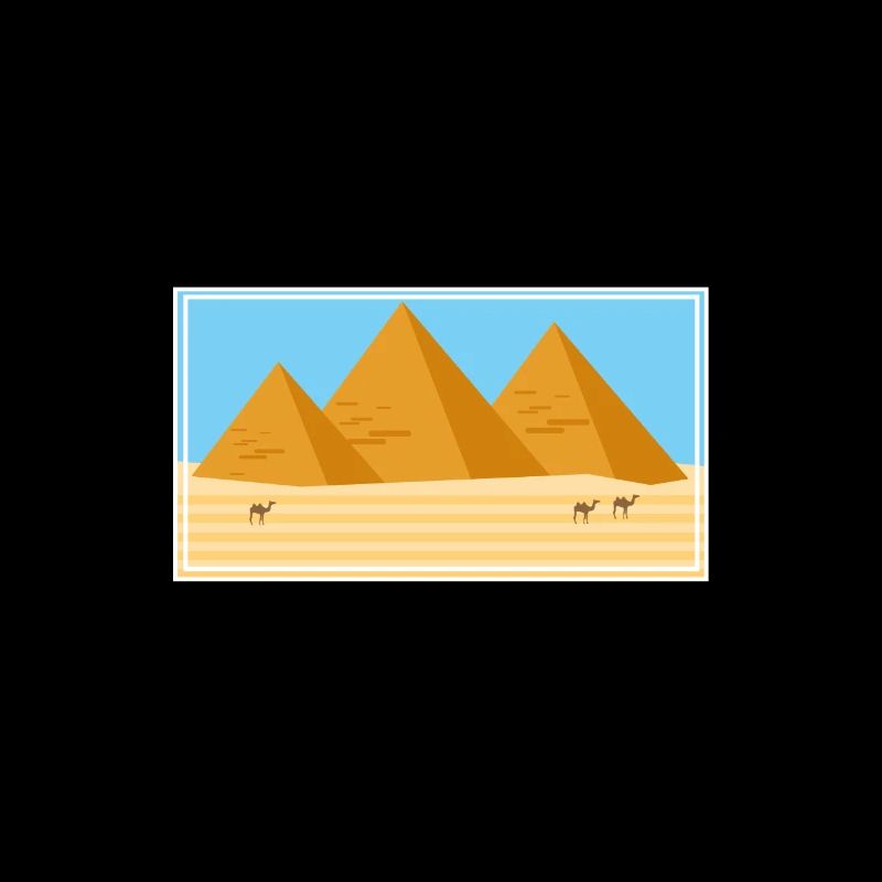 Egypt pyramids keepsake gift idea