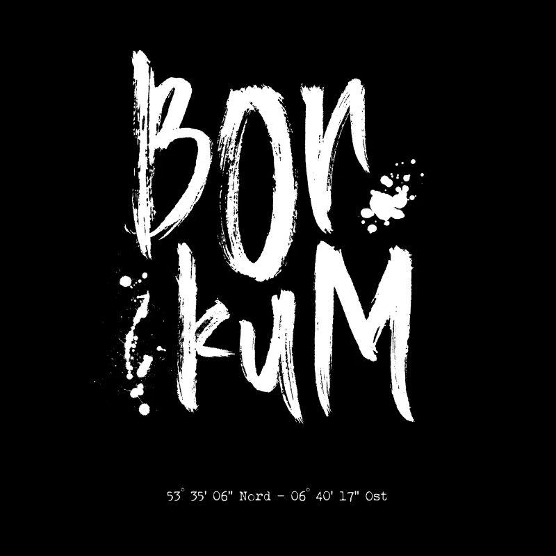 Typographie Borkum
