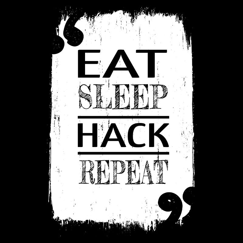 Idée cadeau Analyste Citation Heureuse Hacker Fingers
