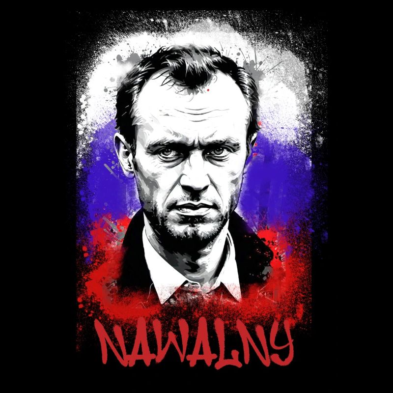 héros,navalny,graffiti,drapeau,russie