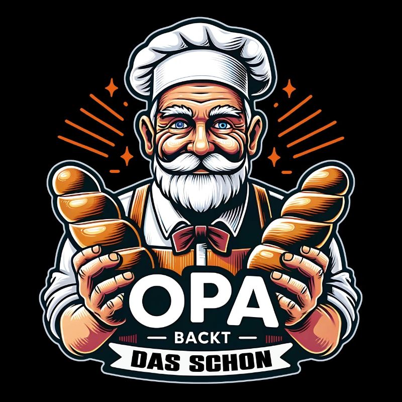 Opa backt das schon - Bäcker mit Broten