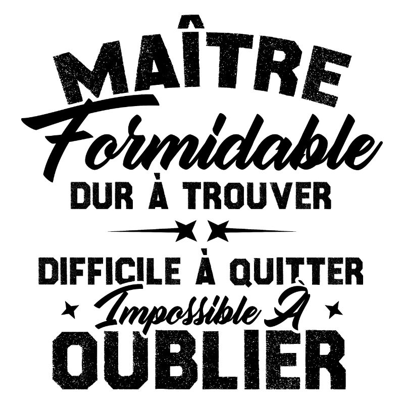 Maître Formidable Idée Cadeau Maître D'école