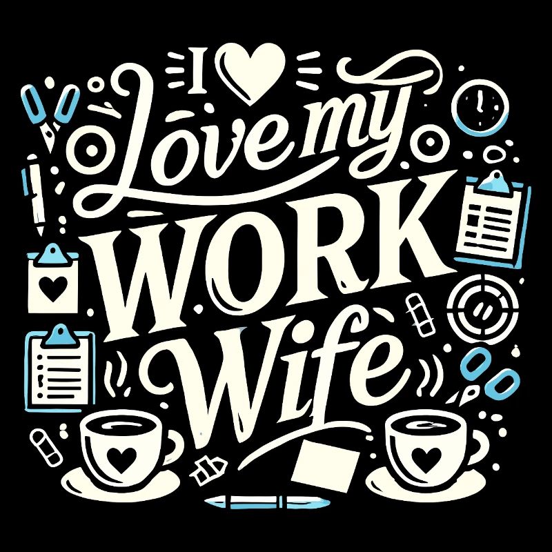 Ich liebe meine Arbeit Ehefrau