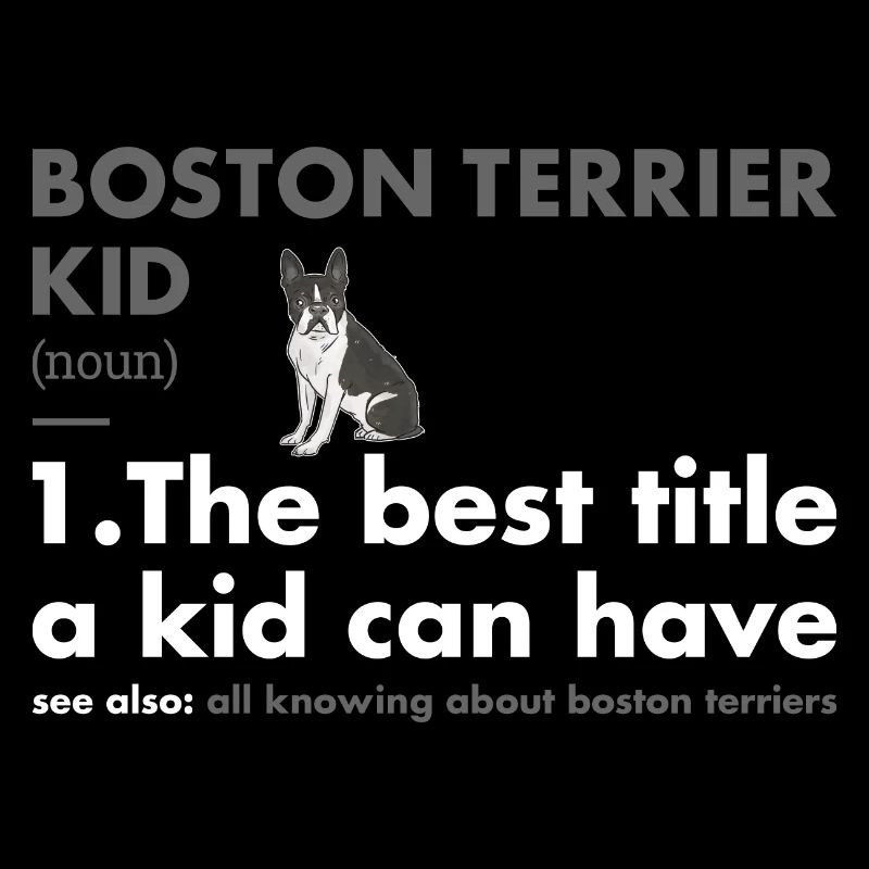 Boston Terrier Kid Definition