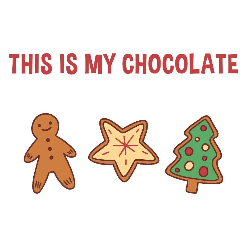 Cuisson au chocolat Biscuit de Noël Cuisson Biscuit
