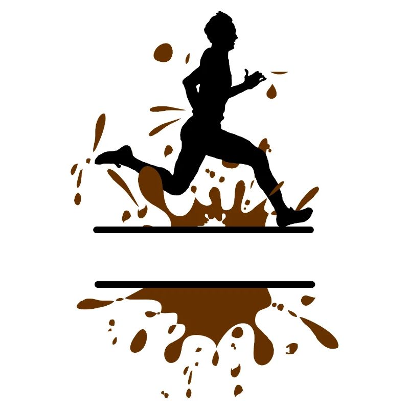 Mud Run Man – Customizable Runner