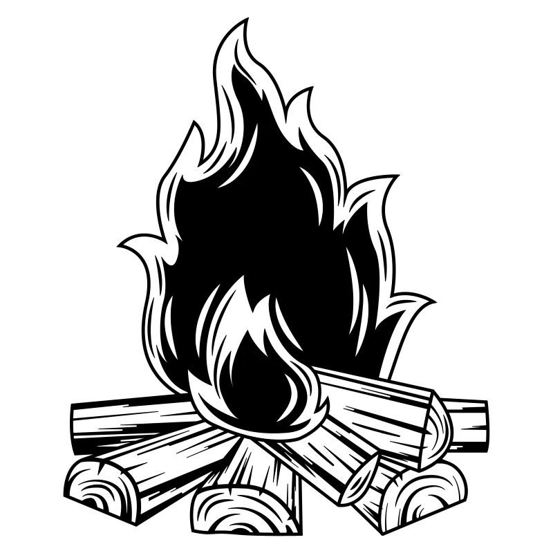 campfire flame icon