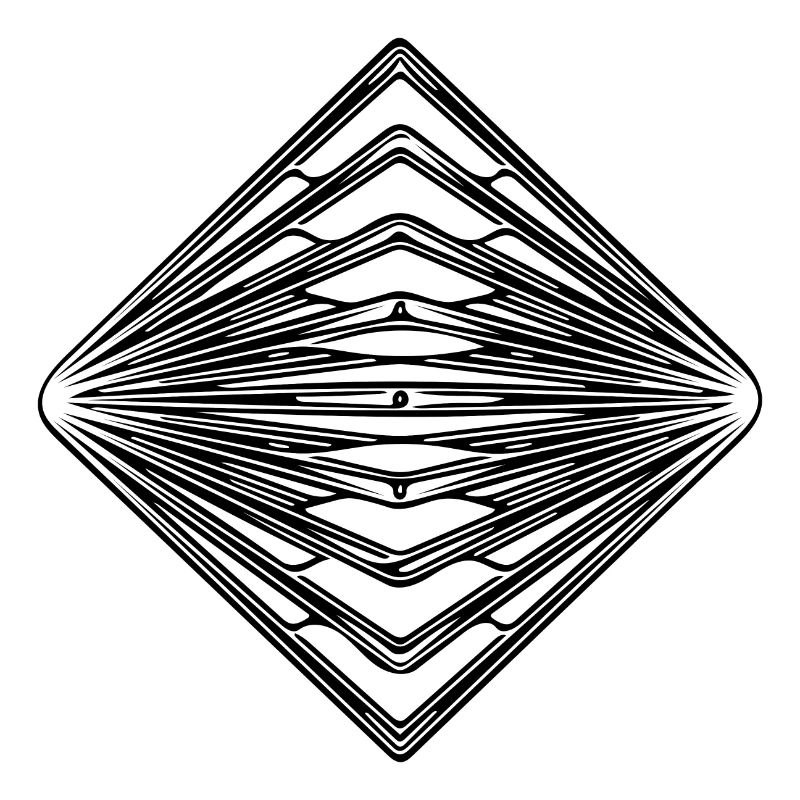 Geometric Vintage Triangle Pattern