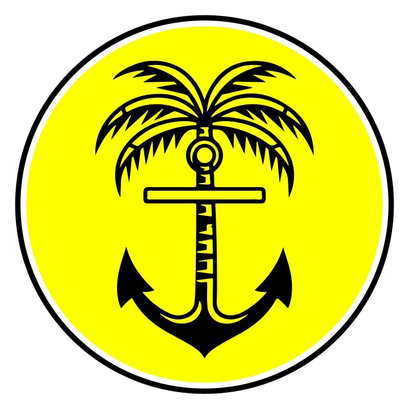 Icône d’ancre de palmier
