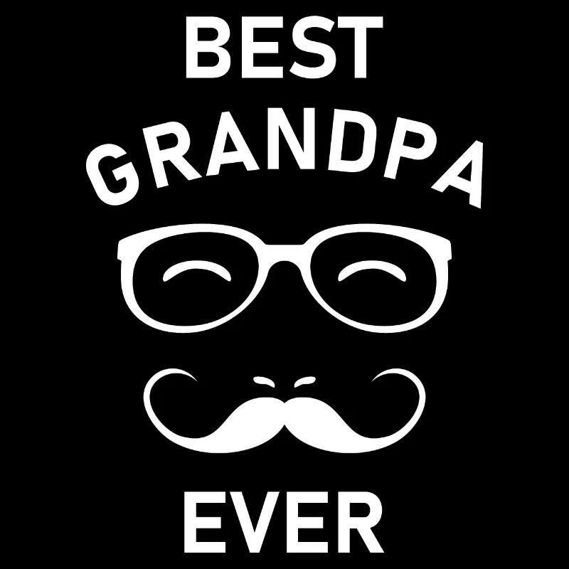 Meilleur grand-père de tous les temps. Version blanche