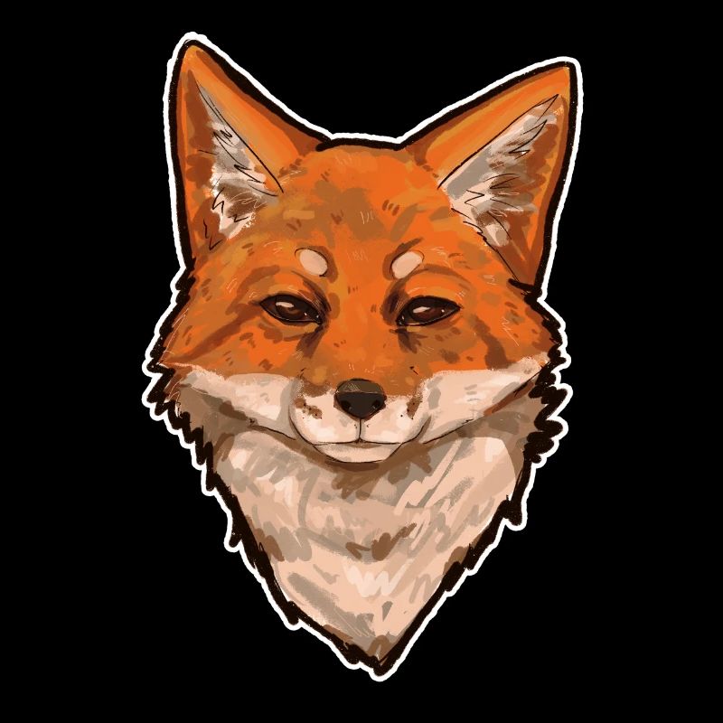 Fox head Foxhead Foxdrawing Art